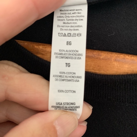 Unisex “Give Back Love More” Black Tee - Picture 4 of 5